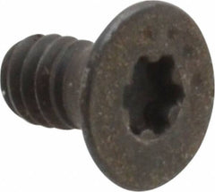 Camcar - #5-40 UNC Torx Plus Drive, 82° Flat Screw - Alloy Steel, Black Oxide Finish, Fully Threaded, 1/4" OAL - Eagle Tool & Supply