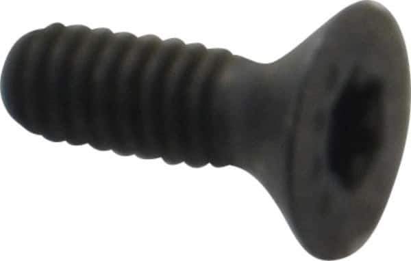 Camcar - #5-40 UNC Torx Plus Drive, 82° Flat Screw - Alloy Steel, Black Oxide Finish, Fully Threaded, 3/8" OAL - Eagle Tool & Supply