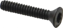 Camcar - #6-32 UNC Torx Plus Drive, 82° Flat Screw - Alloy Steel, Black Oxide Finish, Fully Threaded, 3/4" OAL - Eagle Tool & Supply