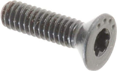 Camcar - #8-32 UNC Torx Plus Drive, 82° Flat Screw - Alloy Steel, Black Oxide Finish, Fully Threaded, 5/8" OAL - Eagle Tool & Supply