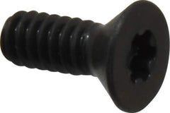 Camcar - #10-24 UNC Torx Plus Drive, 82° Flat Screw - Alloy Steel, Black Oxide Finish, Fully Threaded, 1/2" OAL - Eagle Tool & Supply
