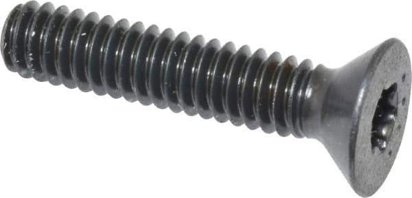 Camcar - 1/4-20 UNC Torx Plus Drive, 82° Flat Screw - Alloy Steel, Black Oxide Finish, Fully Threaded, 1-1/4" OAL - Eagle Tool & Supply