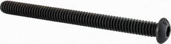 Value Collection - 1/4-20 UNC Hex Socket Drive, Button Screw - Alloy Steel, Black Oxide Finish, Fully Threaded, 3" Length Under Head - Eagle Tool & Supply