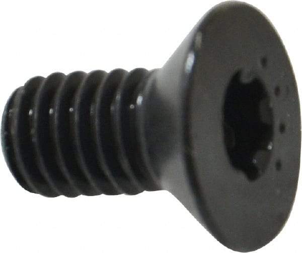 Camcar - 5/16-18 UNC Torx Plus Drive, 82° Flat Screw - Alloy Steel, Black Oxide Finish, Fully Threaded, 5/8" OAL - Eagle Tool & Supply