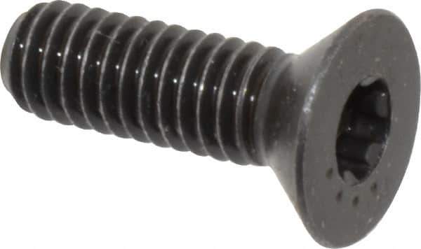 Camcar - 5/16-18 UNC Torx Plus Drive, 82° Flat Screw - Alloy Steel, Black Oxide Finish, Fully Threaded, 1" OAL - Eagle Tool & Supply