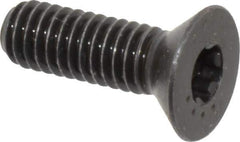 Camcar - 5/16-18 UNC Torx Plus Drive, 82° Flat Screw - Alloy Steel, Black Oxide Finish, Fully Threaded, 1" OAL - Eagle Tool & Supply
