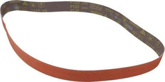 3M - 2" Wide x 60" OAL, 120 Grit, Ceramic Abrasive Belt - Ceramic, Fine, Coated, YF Weighted Cloth Backing, Wet/Dry, Series 777F - Eagle Tool & Supply