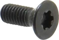 Camcar - #10-32 UNF Torx Plus Drive, 82° Flat Screw - Alloy Steel, Black Oxide Finish, Fully Threaded, 1/2" OAL - Eagle Tool & Supply