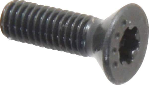 Camcar - #10-32 UNF Torx Plus Drive, 82° Flat Screw - Alloy Steel, Black Oxide Finish, Fully Threaded, 5/8" OAL - Eagle Tool & Supply