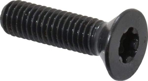 Camcar - #10-32 UNF Torx Plus Drive, 82° Flat Screw - Alloy Steel, Black Oxide Finish, Fully Threaded, 3/4" OAL - Eagle Tool & Supply