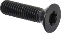 Camcar - #10-32 UNF Torx Plus Drive, 82° Flat Screw - Alloy Steel, Black Oxide Finish, Fully Threaded, 3/4" OAL - Eagle Tool & Supply