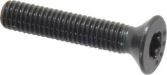 Camcar - #10-32 UNF Torx Plus Drive, 82° Flat Screw - Alloy Steel, Black Oxide Finish, Fully Threaded, 1" OAL - Eagle Tool & Supply