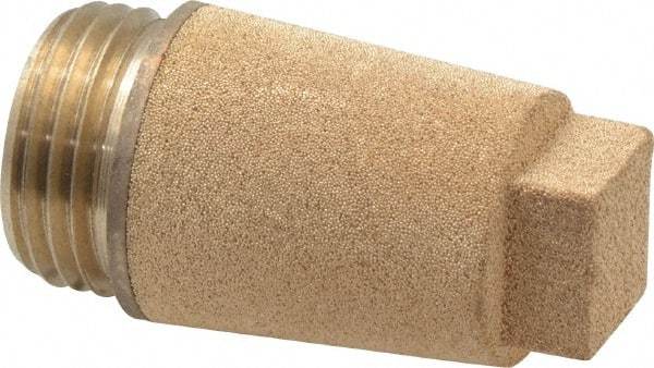Legris - 1/2 BSPP, 40mm OAL, Muffler - 175 Max psi, 11 CFM, 108 Decibel Rating, Bronze - Eagle Tool & Supply