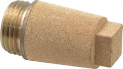 Legris - 1/2 BSPP, 40mm OAL, Muffler - 175 Max psi, 11 CFM, 108 Decibel Rating, Bronze - Eagle Tool & Supply