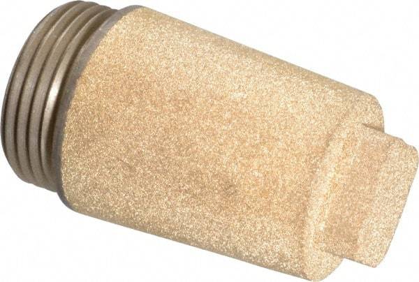 Legris - 1 BSPP, 60mm OAL, Muffler - 175 Max psi, 13 CFM, 128 Decibel Rating, Bronze - Eagle Tool & Supply