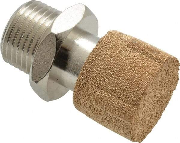 Legris - 3/8 NPT, 20.5mm OAL, Muffler - 175 Max psi, 36 CFM, 84 Decibel Rating, Polyethylene - Eagle Tool & Supply