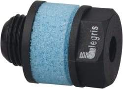 Legris - 1/4 BSPP, 29mm OAL, Muffler - 145 Max psi, 36 CFM, 84 Decibel Rating, Polyethylene - Eagle Tool & Supply
