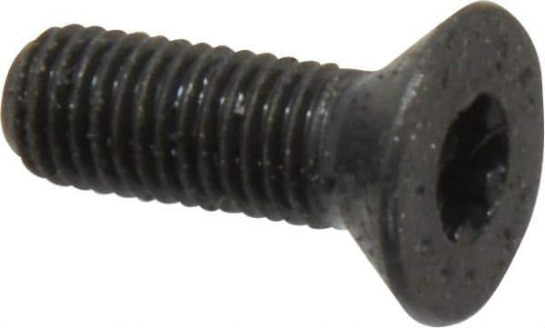 Camcar - 1/4-28 UNF Torx Plus Drive, 82° Flat Screw - Alloy Steel, Black Oxide Finish, Fully Threaded, 3/4" OAL - Eagle Tool & Supply