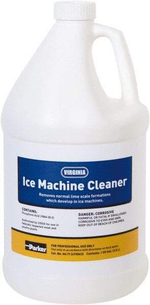 Parker - 1 Gal Ice Machine Cleaner - For Ice Machines: Cube, Tube, Flake & Commercial Dishwasher - Eagle Tool & Supply