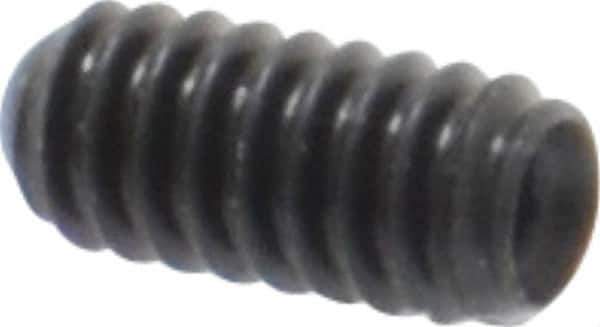 Made in USA - #2-56 UNC, 3/16" Length Under Head, Cup Point Set Screw - Grade 8 Alloy Steel, 0.035" Key - Eagle Tool & Supply