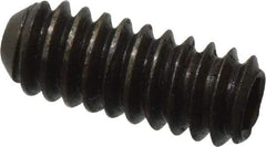 Made in USA - #3-48 UNC, 1/4" Length Under Head, Cup Point Set Screw - Grade 8 Alloy Steel, 0.05" Key - Eagle Tool & Supply