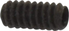 Made in USA - #4-40 UNC, 1/4" Length Under Head, Cup Point Set Screw - Grade 8 Alloy Steel, 0.05" Key - Eagle Tool & Supply