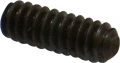 Made in USA - #4-40 UNC, 5/16" Length Under Head, Cup Point Set Screw - Grade 8 Alloy Steel, 0.05" Key - Eagle Tool & Supply