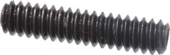Made in USA - #4-40 UNC, 1/2" Length Under Head, Cup Point Set Screw - Grade 8 Alloy Steel, 0.05" Key - Eagle Tool & Supply