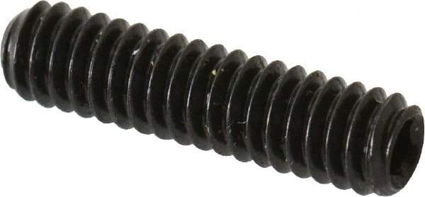 Made in USA - #5-40 UNC, 1/2" Length Under Head, Cup Point Set Screw - Grade 8 Alloy Steel, 1/16" Key - Eagle Tool & Supply