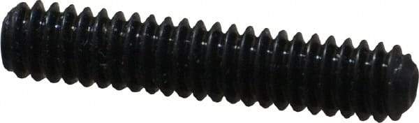 Made in USA - #5-40 UNC, 5/8" Length Under Head, Cup Point Set Screw - Grade 8 Alloy Steel, 1/16" Key - Eagle Tool & Supply