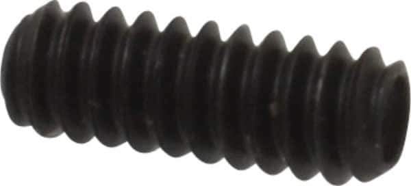 Made in USA - #6-32 UNC, 3/8" Length Under Head, Cup Point Set Screw - Grade 8 Alloy Steel, 1/16" Key - Eagle Tool & Supply