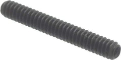 Made in USA - #6-32 UNC, 1" Length Under Head, Cup Point Set Screw - Grade 8 Alloy Steel, 1/16" Key - Eagle Tool & Supply