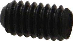 Made in USA - #8-32 UNC, 5/16" Length Under Head, Cup Point Set Screw - Grade 8 Alloy Steel, 5/64" Key - Eagle Tool & Supply