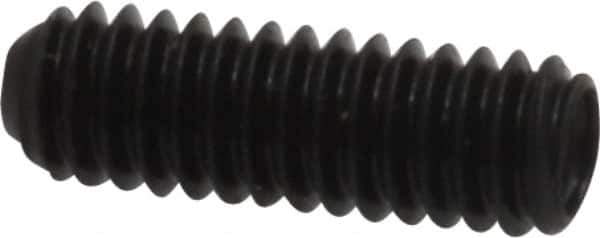 Made in USA - #8-32 UNC, 1/2" Length Under Head, Cup Point Set Screw - Grade 8 Alloy Steel, 5/64" Key - Eagle Tool & Supply