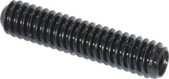 Made in USA - #8-32 UNC, 3/4" Length Under Head, Cup Point Set Screw - Grade 8 Alloy Steel, 5/64" Key - Eagle Tool & Supply