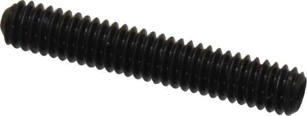 Made in USA - #8-32 UNC, 1" Length Under Head, Cup Point Set Screw - Grade 8 Alloy Steel, 5/64" Key - Eagle Tool & Supply