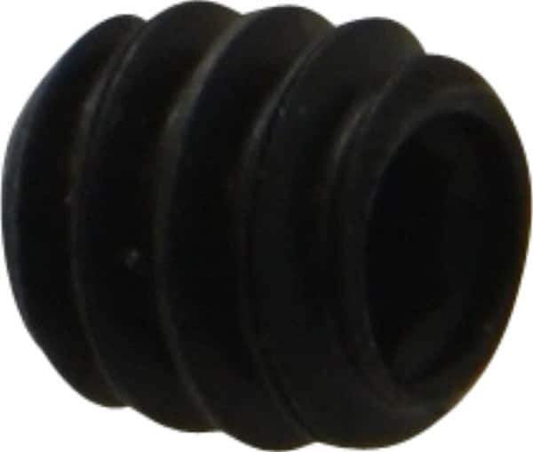 Made in USA - #10-24 UNC, 3/16" Length Under Head, Cup Point Set Screw - Grade 8 Alloy Steel, 3/32" Key - Eagle Tool & Supply