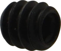 Made in USA - #10-24 UNC, 3/16" Length Under Head, Cup Point Set Screw - Grade 8 Alloy Steel, 3/32" Key - Eagle Tool & Supply