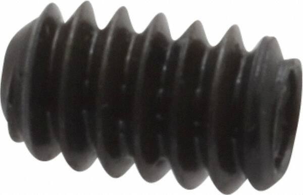 Made in USA - #10-24 UNC, 5/16" Length Under Head, Cup Point Set Screw - Grade 8 Alloy Steel, 3/32" Key - Eagle Tool & Supply