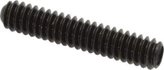 Made in USA - #10-24 UNC, 1" Length Under Head, Cup Point Set Screw - Grade 8 Alloy Steel, 3/32" Key - Eagle Tool & Supply