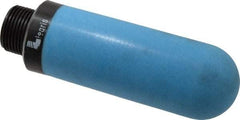 Legris - 1 BSPP, 160mm OAL, Muffler - 145 Max psi, 370 CFM, 84 Decibel Rating, Polyethylene - Eagle Tool & Supply