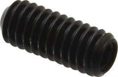 Made in USA - 5/16-18 UNC, 3/4" Length Under Head, Cup Point Set Screw - Grade 8 Alloy Steel, 5/32" Key - Eagle Tool & Supply