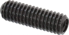 Made in USA - 5/16-18 UNC, 1" Length Under Head, Cup Point Set Screw - Grade 8 Alloy Steel, 5/32" Key - Eagle Tool & Supply