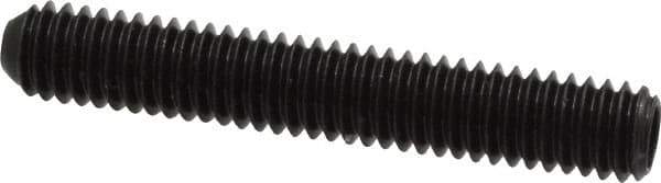 Made in USA - 5/16-18 UNC, 2" Length Under Head, Cup Point Set Screw - Grade 8 Alloy Steel, 5/32" Key - Eagle Tool & Supply