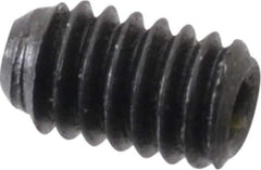 Made in USA - #4-48 UNF, 3/16" Length Under Head, Cup Point Set Screw - Grade 8 Alloy Steel, 0.05" Key - Eagle Tool & Supply