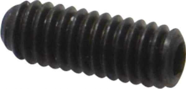 Made in USA - #6-40 UNF, 3/8" Length Under Head, Cup Point Set Screw - Grade 8 Alloy Steel, 1/16" Key - Eagle Tool & Supply