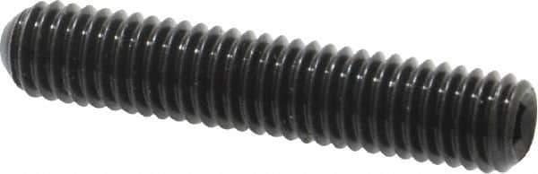 Made in USA - #10-32 UNF, 1" Length Under Head, Cup Point Set Screw - Grade 8 Alloy Steel, 3/32" Key - Eagle Tool & Supply