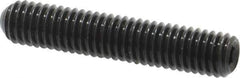 Made in USA - #10-32 UNF, 1" Length Under Head, Cup Point Set Screw - Grade 8 Alloy Steel, 3/32" Key - Eagle Tool & Supply