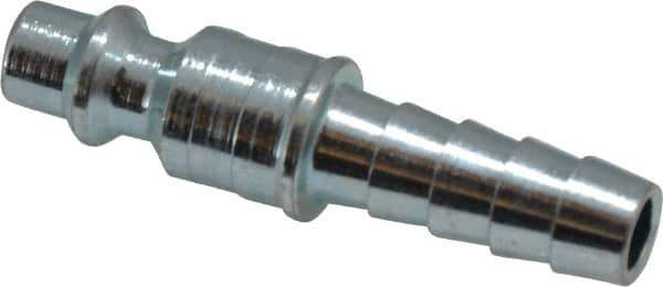 Legris - Hose Barb Industrial Pneumatic Hose Connector - Plated Steel, 1/4" Body Diam, 5/16" Hose ID - Eagle Tool & Supply