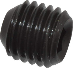 Made in USA - 5/16-24 UNF, 5/16" Length Under Head, Cup Point Set Screw - Grade 8 Alloy Steel, 5/32" Key - Eagle Tool & Supply
